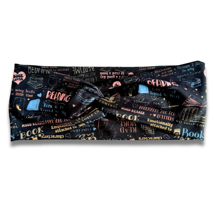 I’d Rather Be Reading Sweetheart Headband (or removable tie option) Sewing Sweethearts Sweetheart