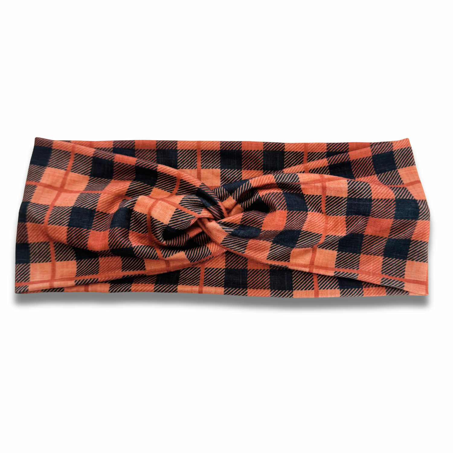 Harvest Plaid Sweetheart Headband (or removable tie option) Sewing Sweethearts Sweetheart