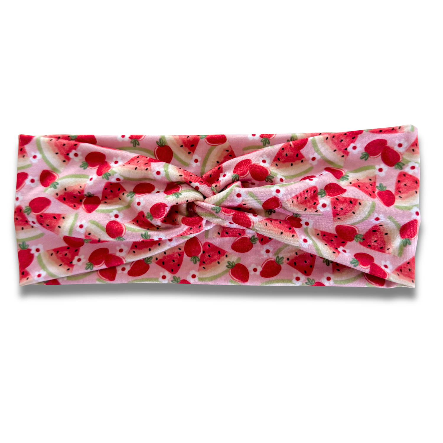 Strawberry Watermelon Sweetheart Headband (or removable tie option) Sewing Sweethearts Sweetheart