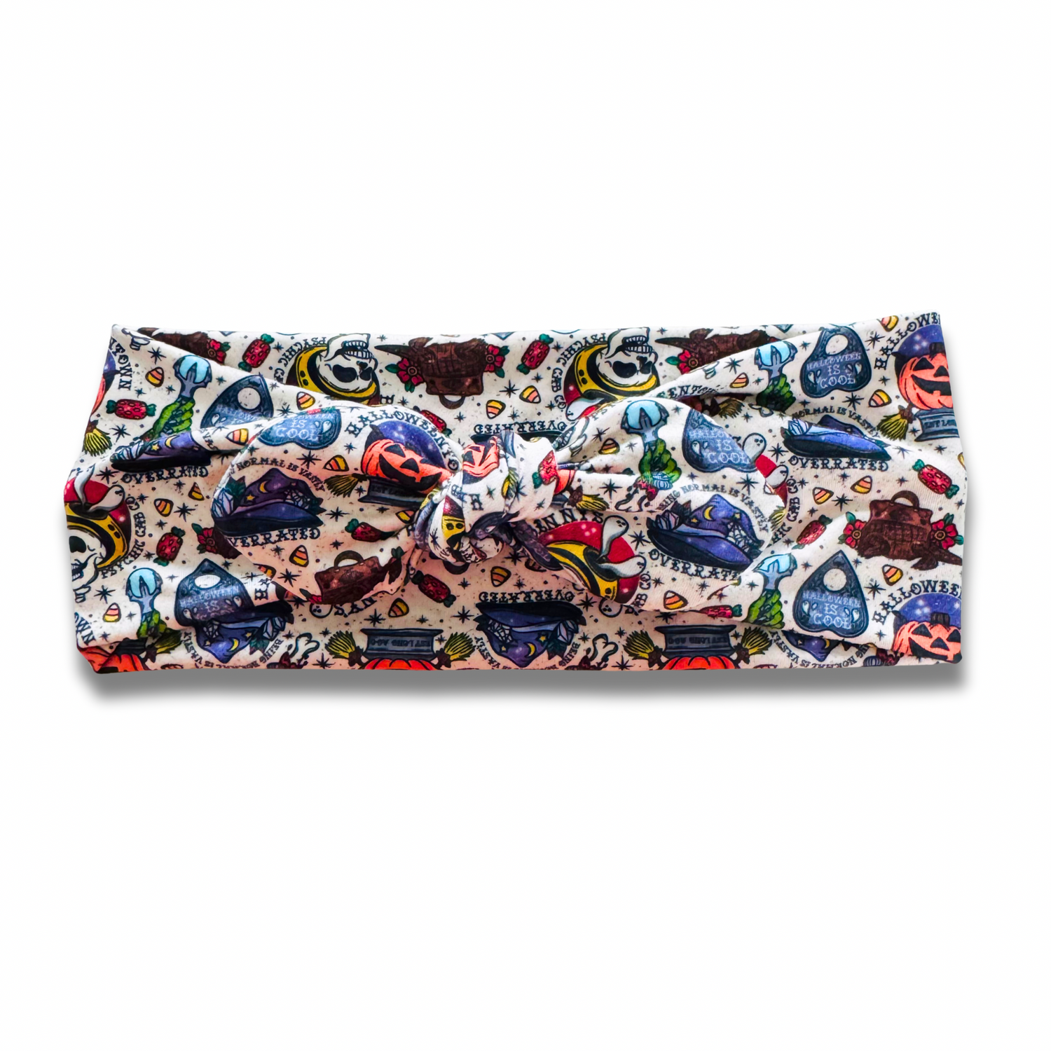 Spooky University Sweetheart Headband (or removable tie option) Sewing Sweethearts Sweetheart with Removable Tie