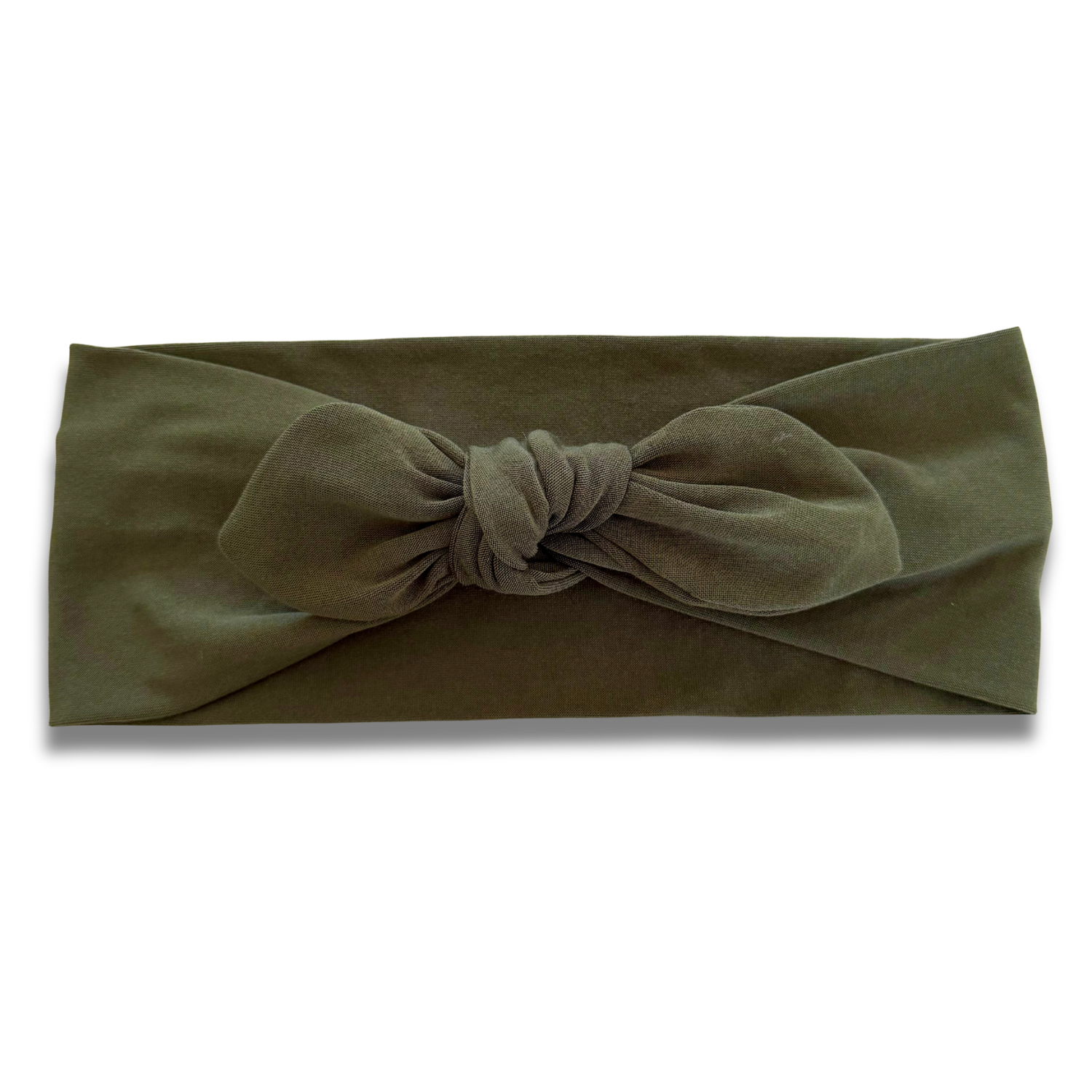 Olive Sweetheart Headband (or removable tie option) Sewing Sweethearts Sweetheart with Removable Tie