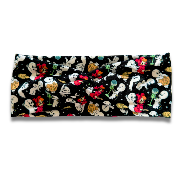 Famous Ghost Sweetheart Headband (or removable tie option) Sewing Sweethearts Sweetheart
