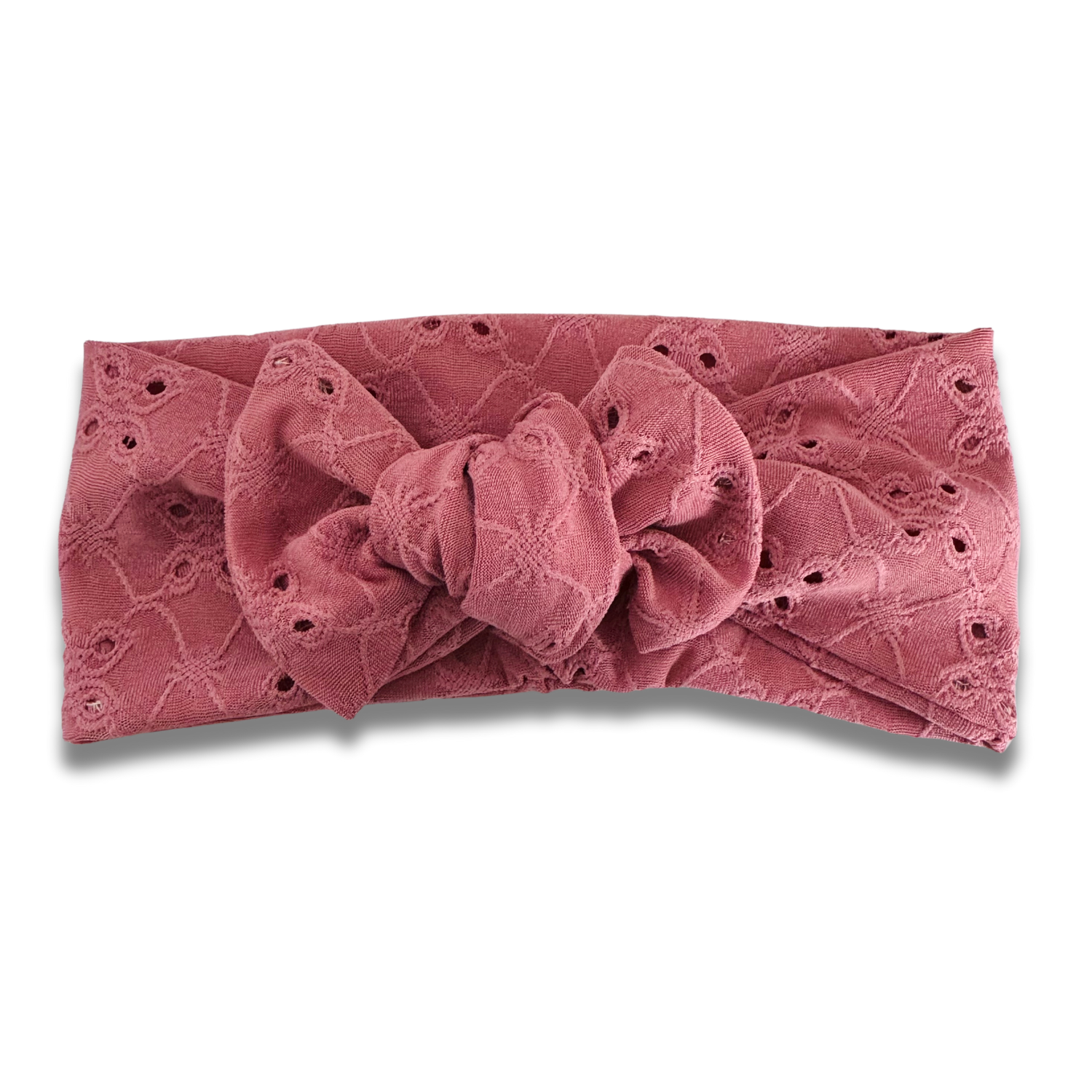 Dark Rose Eyelet Sweetie Headband Sewing Sweethearts