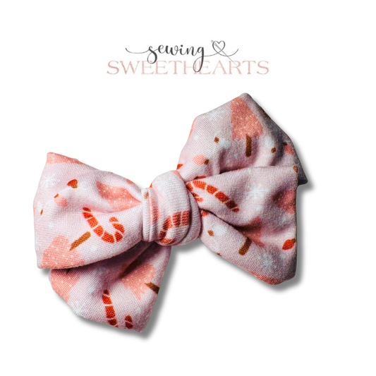 Candy Cane Forest Bow