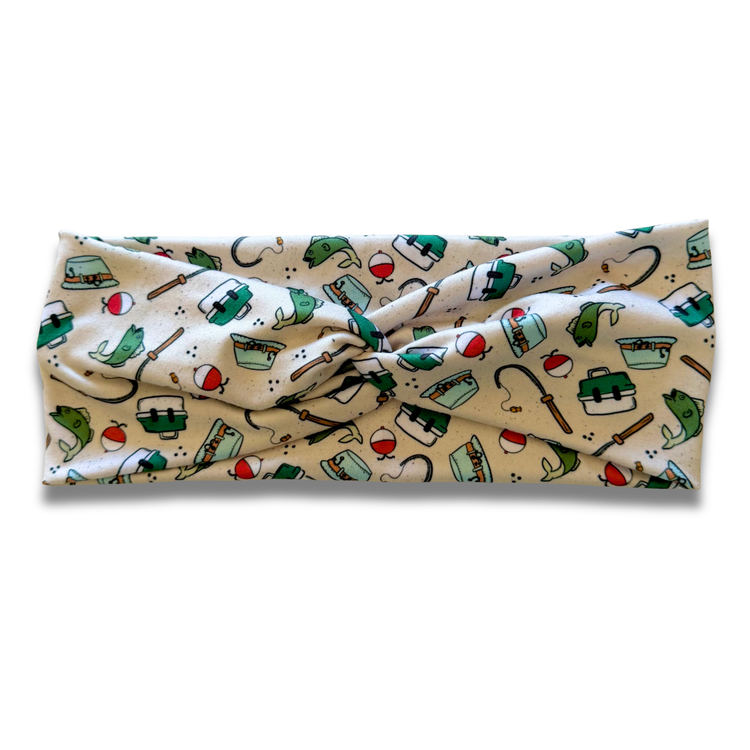 Fishing Sweetheart Headband (or removable tie option) Sewing Sweethearts Sweetheart