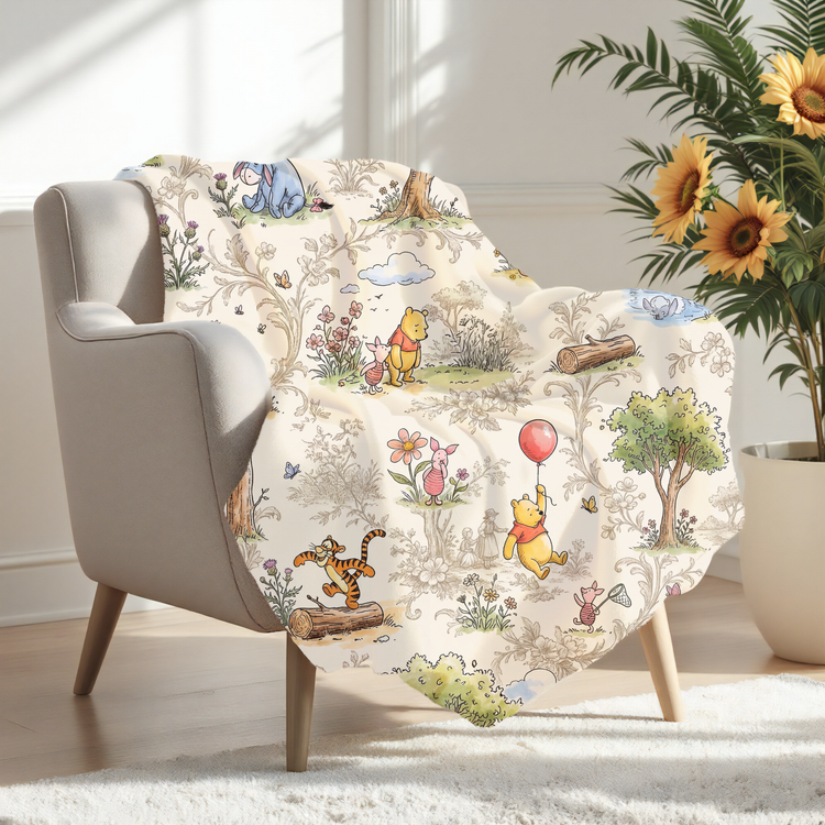 100 Acre Minky Blanket PREORDER (~4 weeks before shipping) Sewing Sweethearts