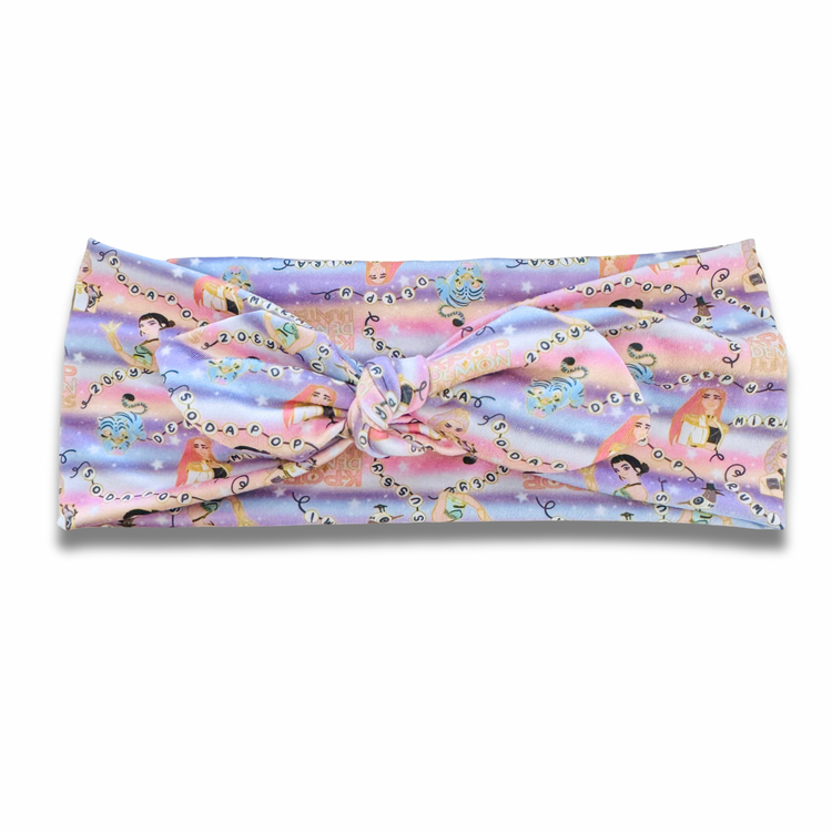 Demon Huntresses Sweetheart Headband (or removable tie option) Sewing Sweethearts Sweetheart with Removable Tie