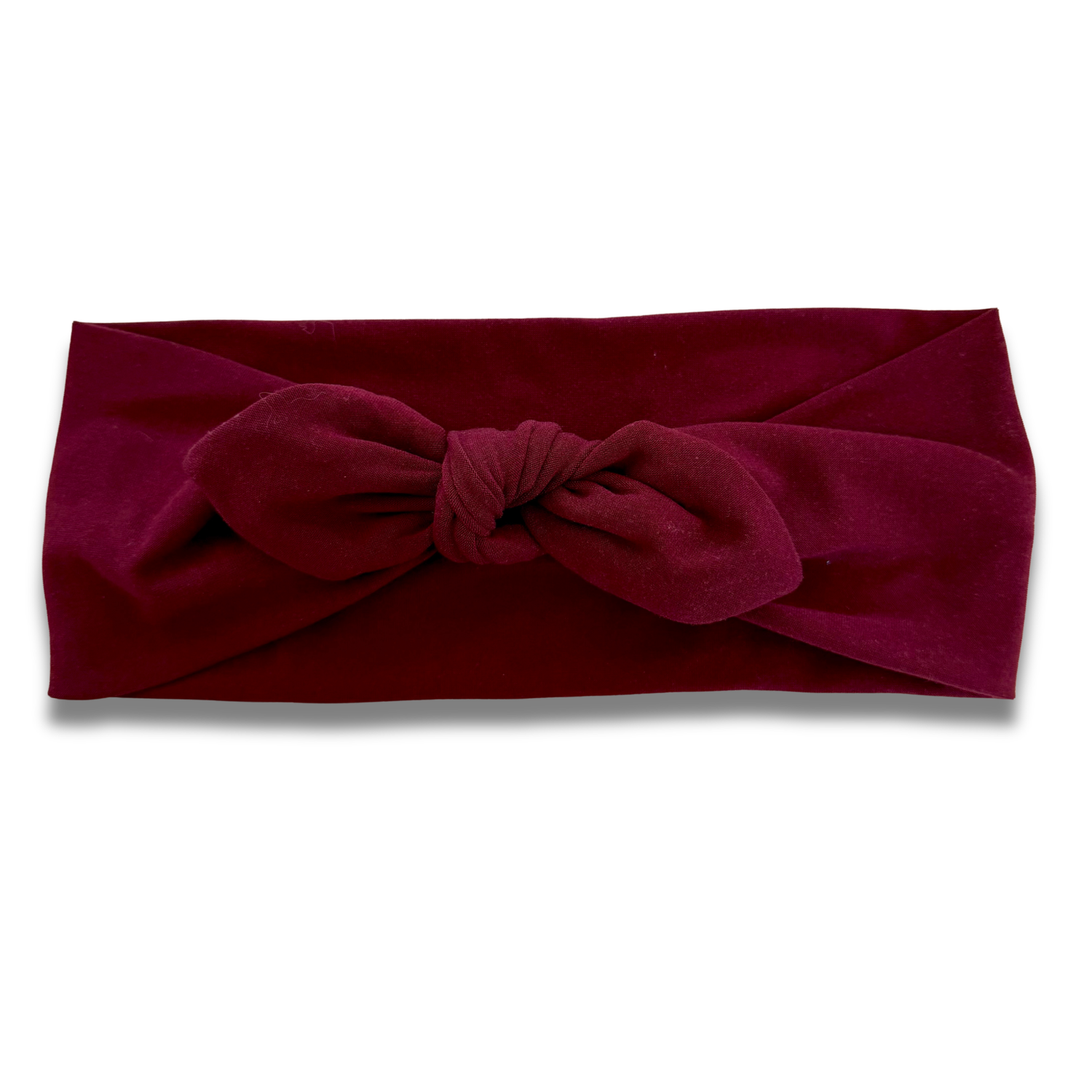 Dark Wine Sweetheart Headband (or removable tie option) Sewing Sweethearts Sweetheart with Removable Tie