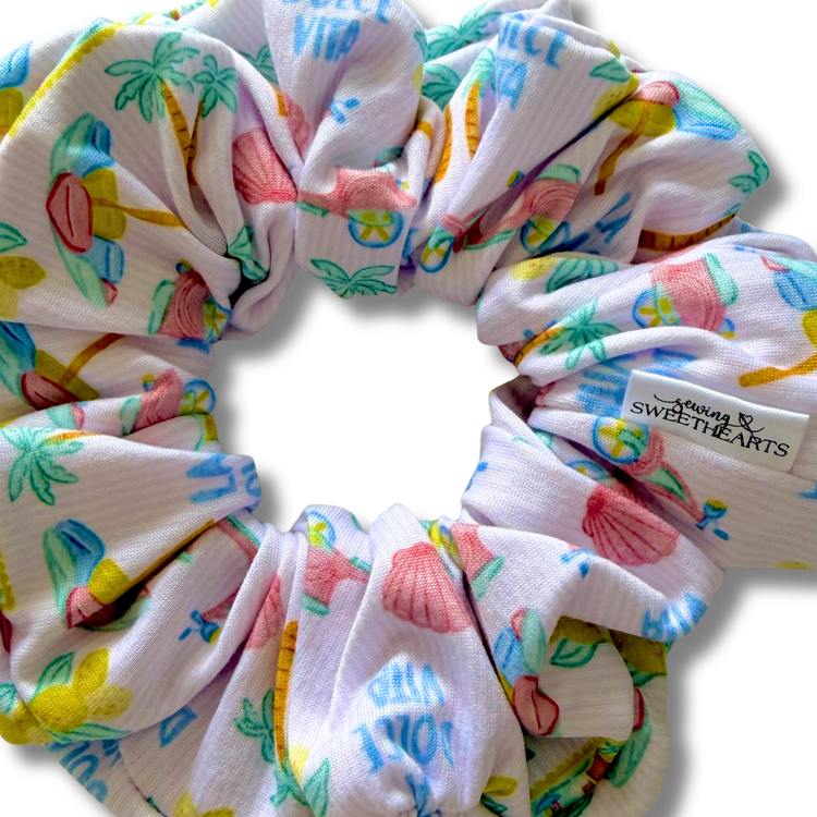 Italian Summer Scrunchie Sewing Sweethearts