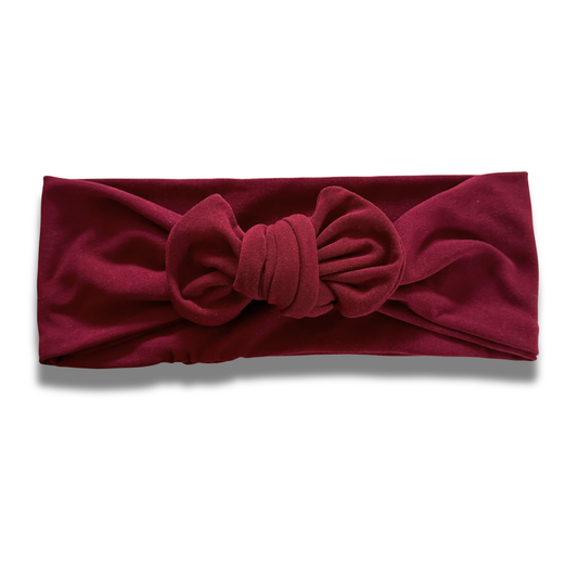 Dark Wine Sweetie Headband Sewing Sweethearts