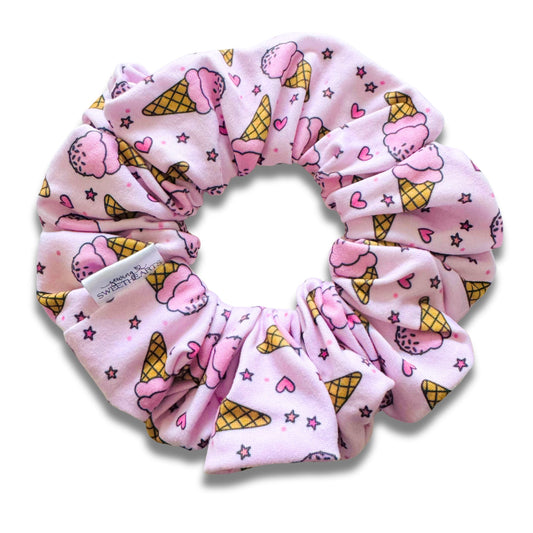 Pink Ice Cream Scrunchie Sewing Sweethearts