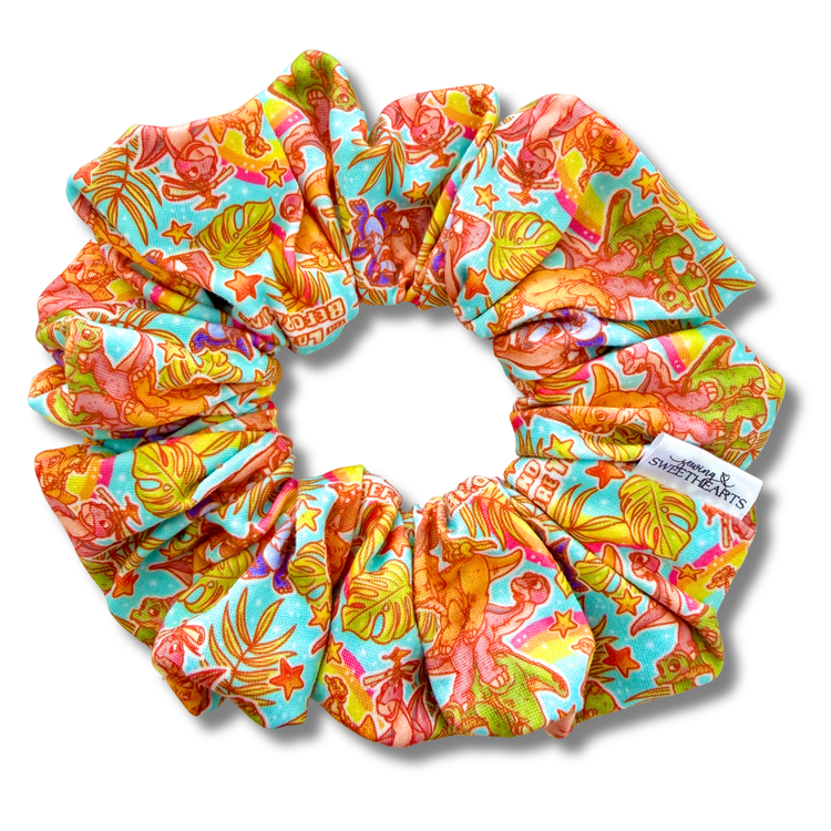 Famous Dinosaurs Scrunchie Sewing Sweethearts
