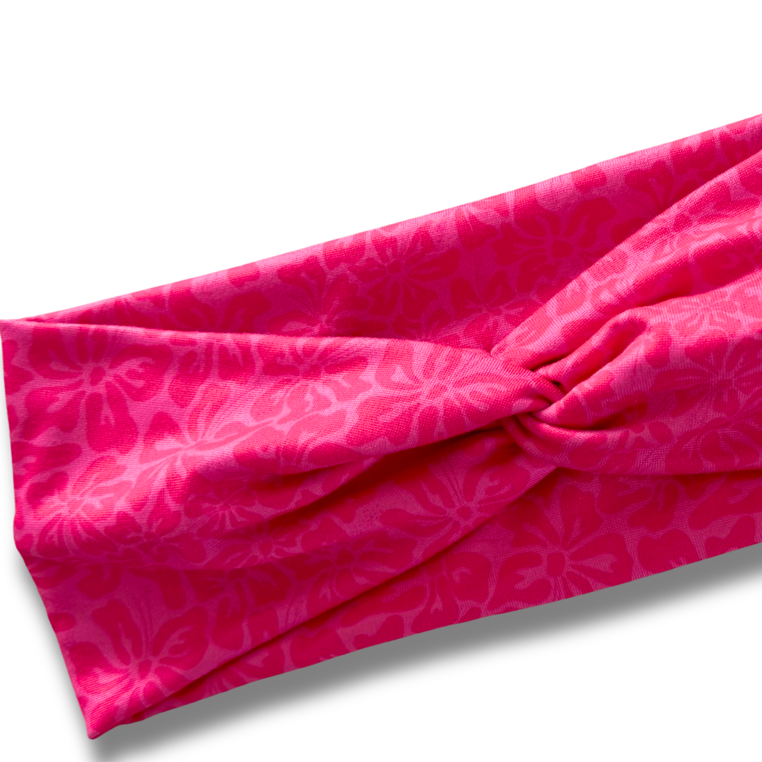 Tropical Blooms in Fuchsia Sweetheart Headband Sewing Sweethearts