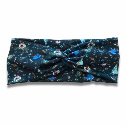 Glass Slipper Princess Sweetheart Headband (or removable tie option) Sewing Sweethearts Sweetheart