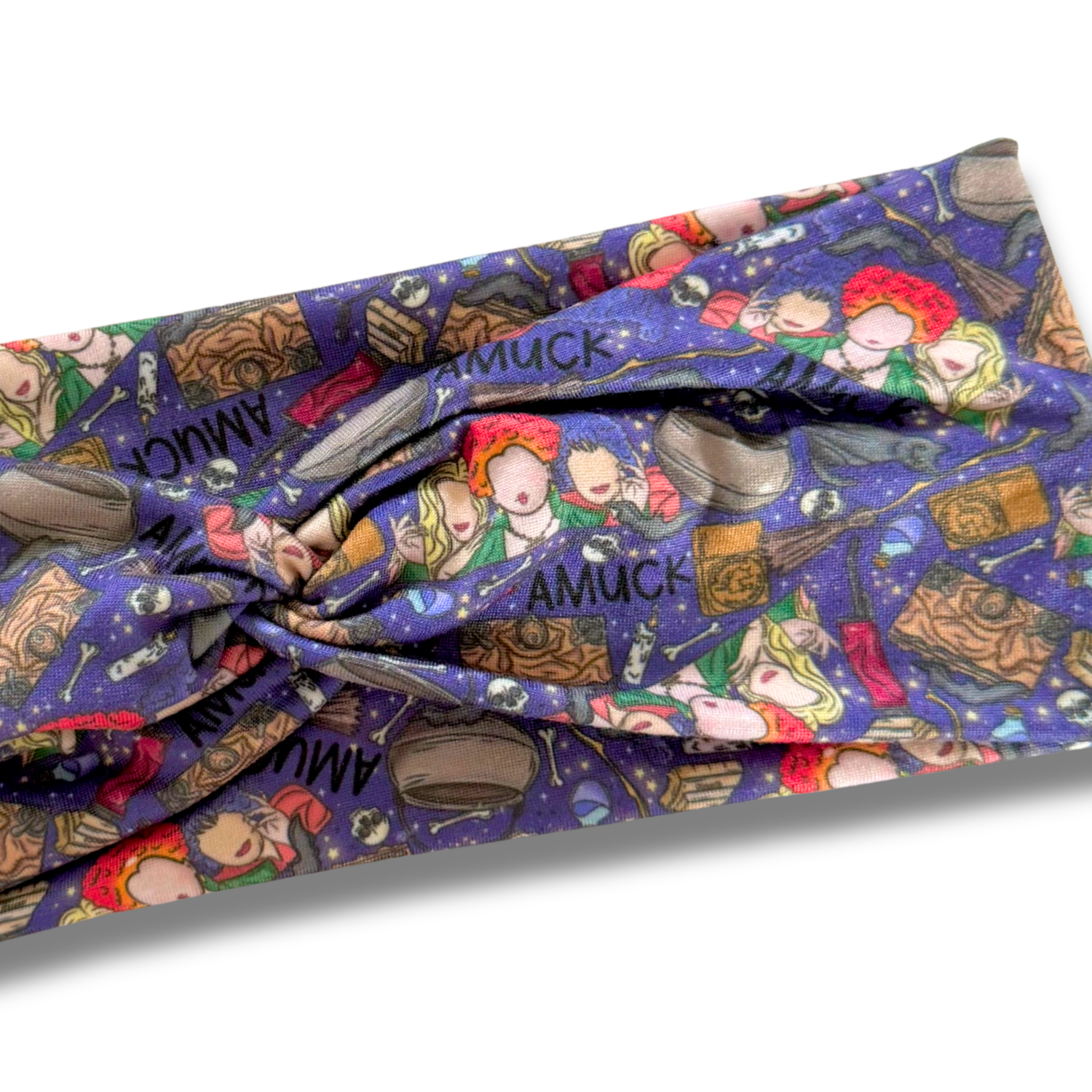 Hocus Amuck Sweetheart Headband (or removable tie option) Sewing Sweethearts