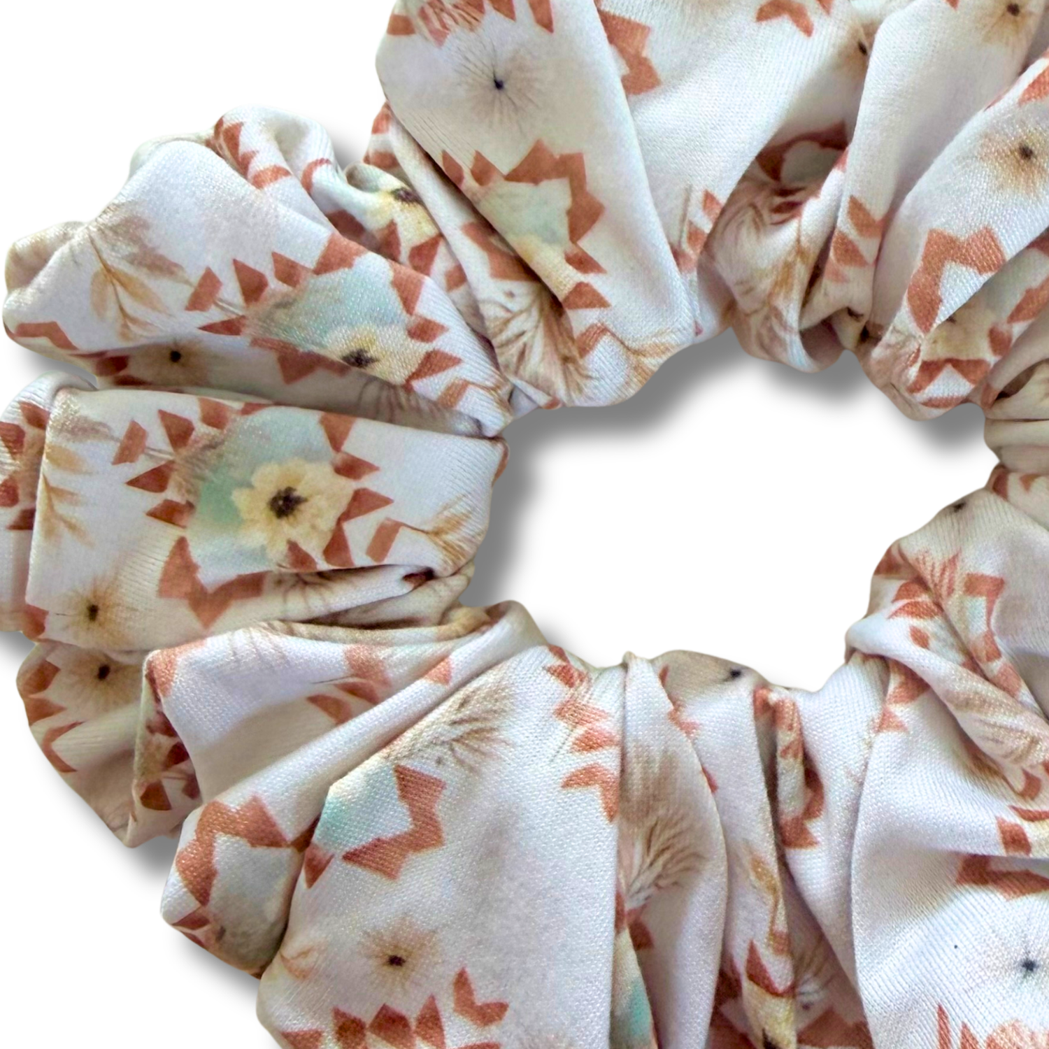 Aztec Daisies Scrunchie Sewing Sweethearts