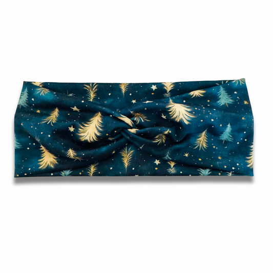 Golden Trees Sweetheart Headband (or removable tie option)