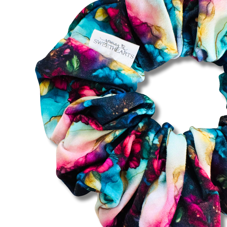 Enchanted Emerald Garden Scrunchie