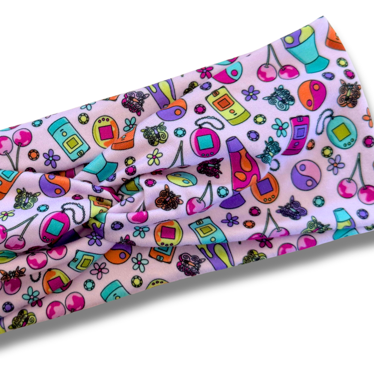 90s Girl Sweetheart Headband (or removable tie option) Sewing Sweethearts