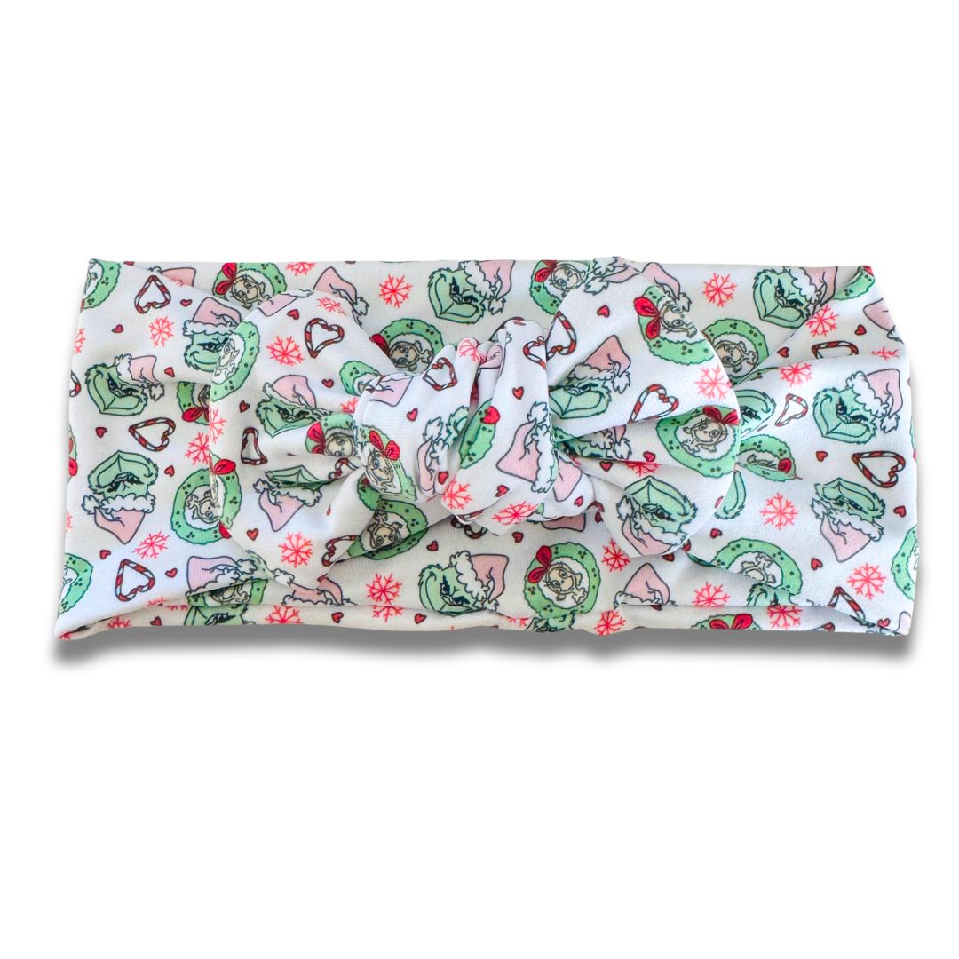 He’s A Mean One Sweetie Headband Sewing Sweethearts