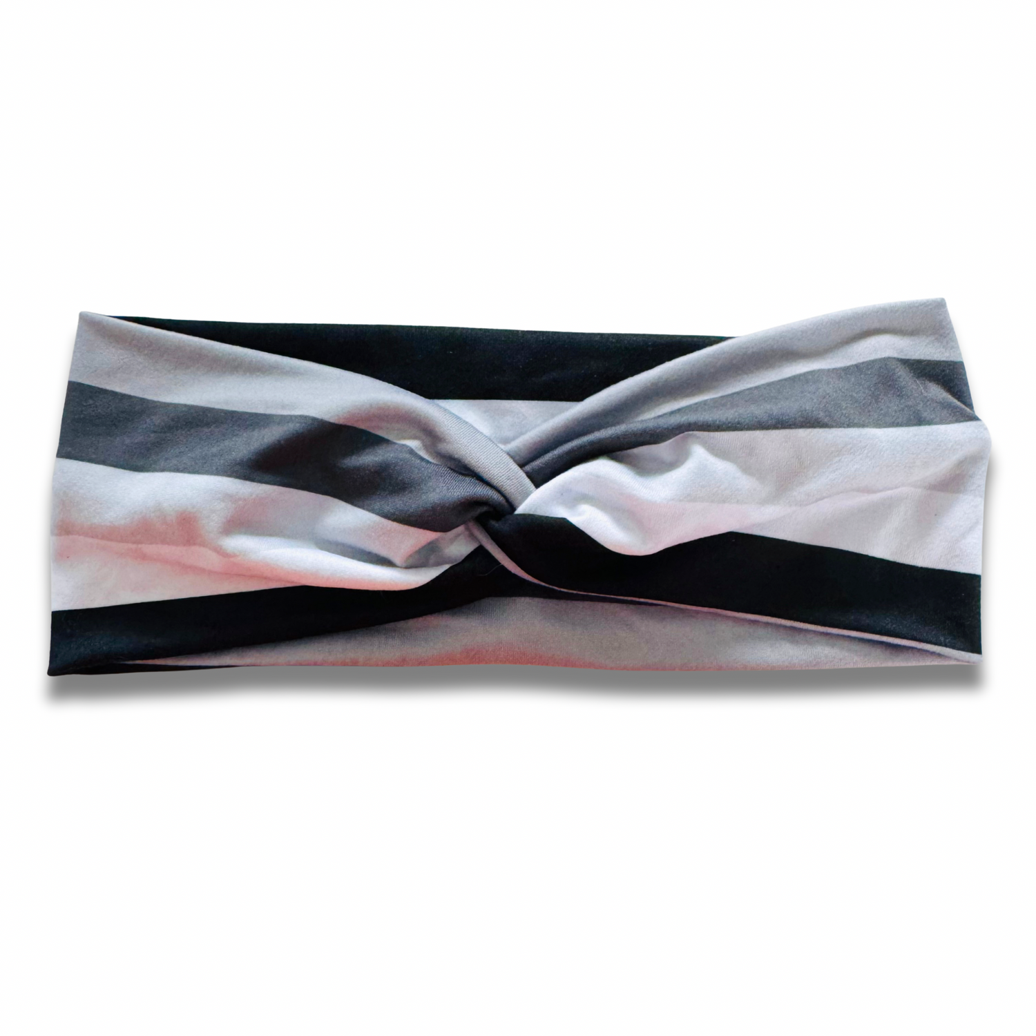 Grey Stripes Sweetheart Headband (or removable tie option) Sewing Sweethearts Sweetheart
