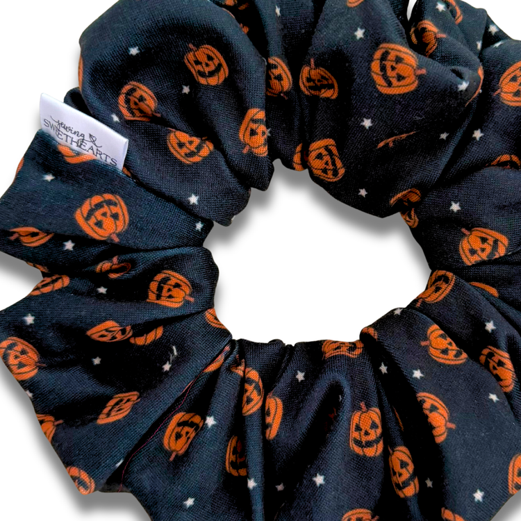 Jack O Lanterns Scrunchie Sewing Sweethearts