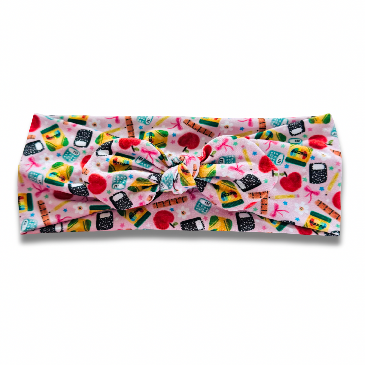 Back To School Sweetheart Headband (or removable tie option) Sewing Sweethearts Sweetheart with Removable Tie
