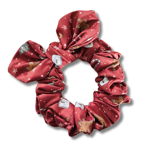 Christmas Cheer Bow Scrunchie  Sewing Sweethearts   