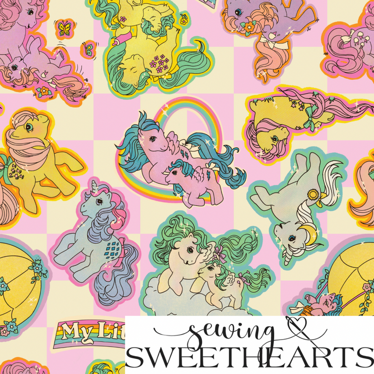 Classic Pony Minky Blanket PREORDER (~4 weeks before shipping)  Sewing Sweethearts   