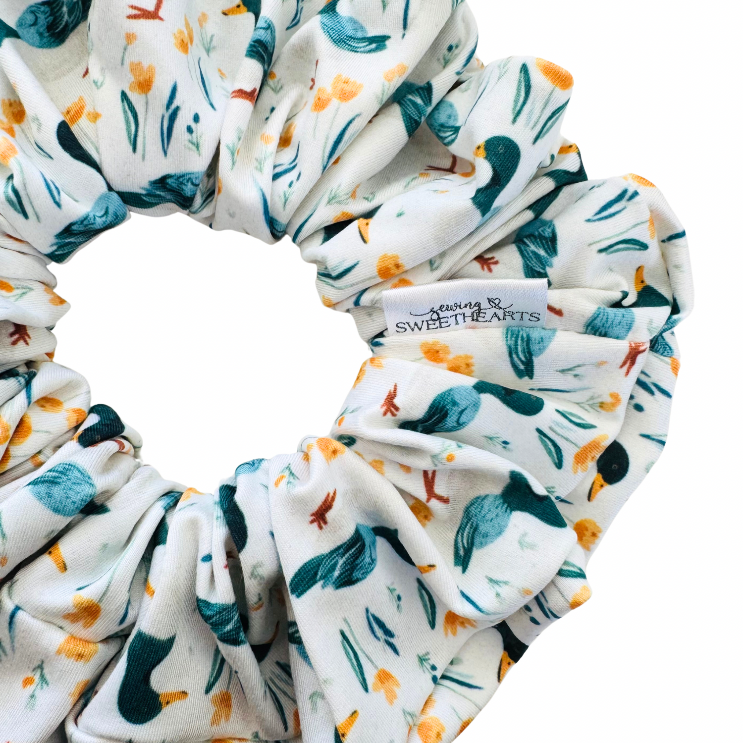 Ducks Scrunchie Sewing Sweethearts