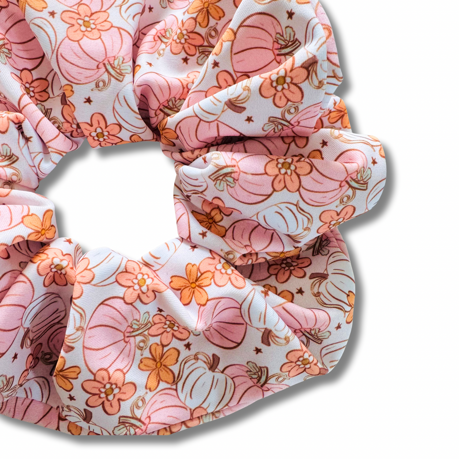 Little Pink Pumpkins Scrunchie Sewing Sweethearts