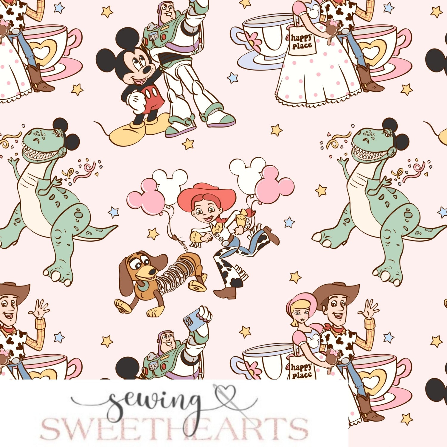 Toys at Mouse World Minky Blanket PREORDER (~4 weeks before shipping) Sewing Sweethearts
