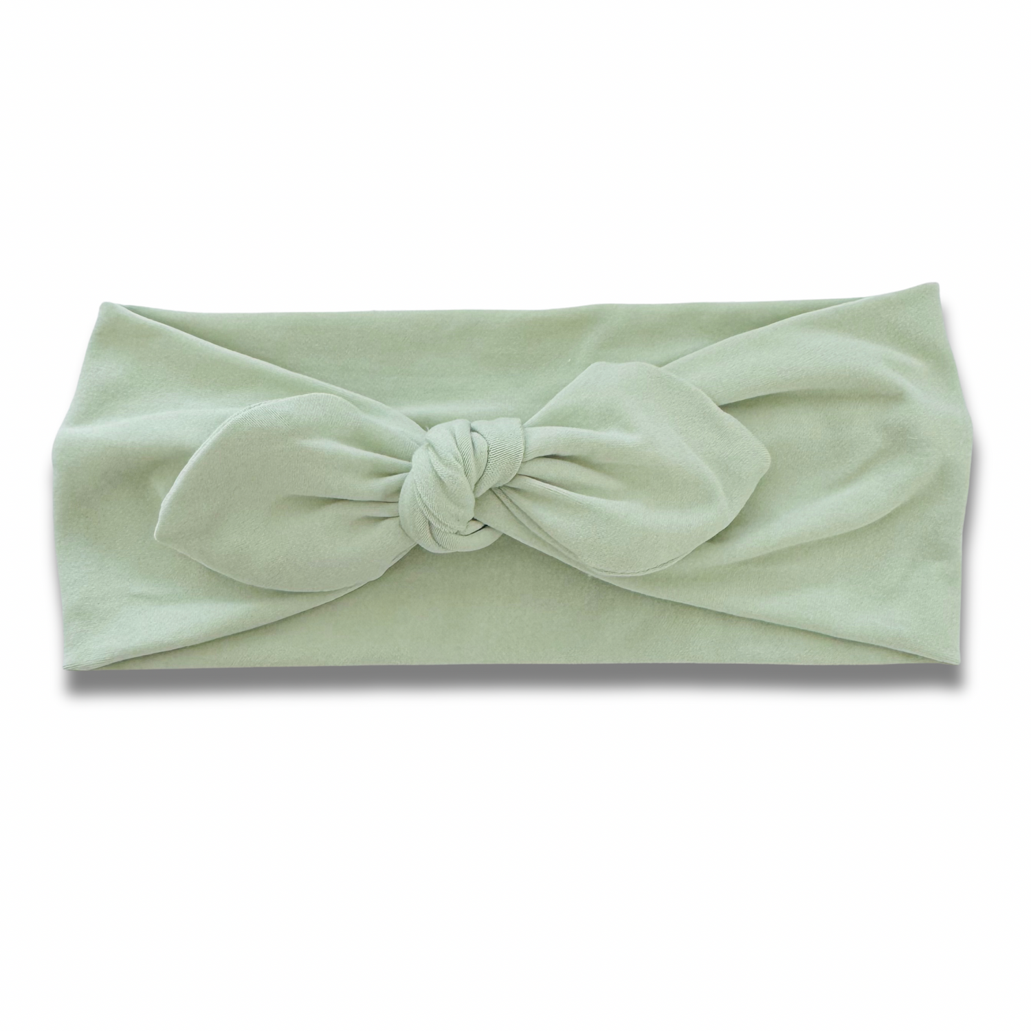 Light Sage Sweetheart Headband (or removable tie option) Sewing Sweethearts Sweetheart with Removable Tie