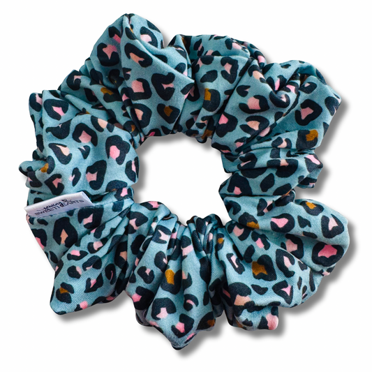 Sage Leopard Scrunchie Sewing Sweethearts