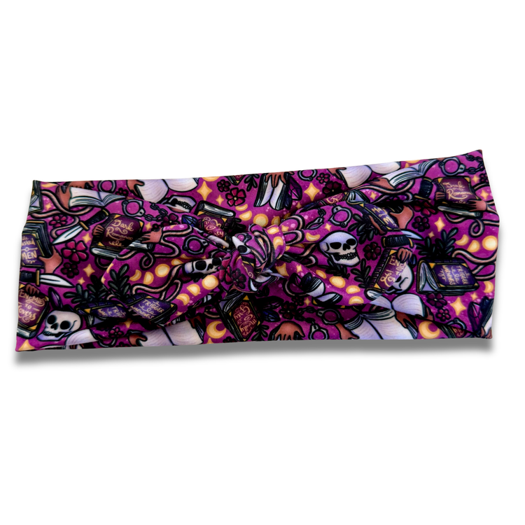 Dark Romance Sweetheart Headband (or removable tie option) Sewing Sweethearts Sweetheart with Removable Tie