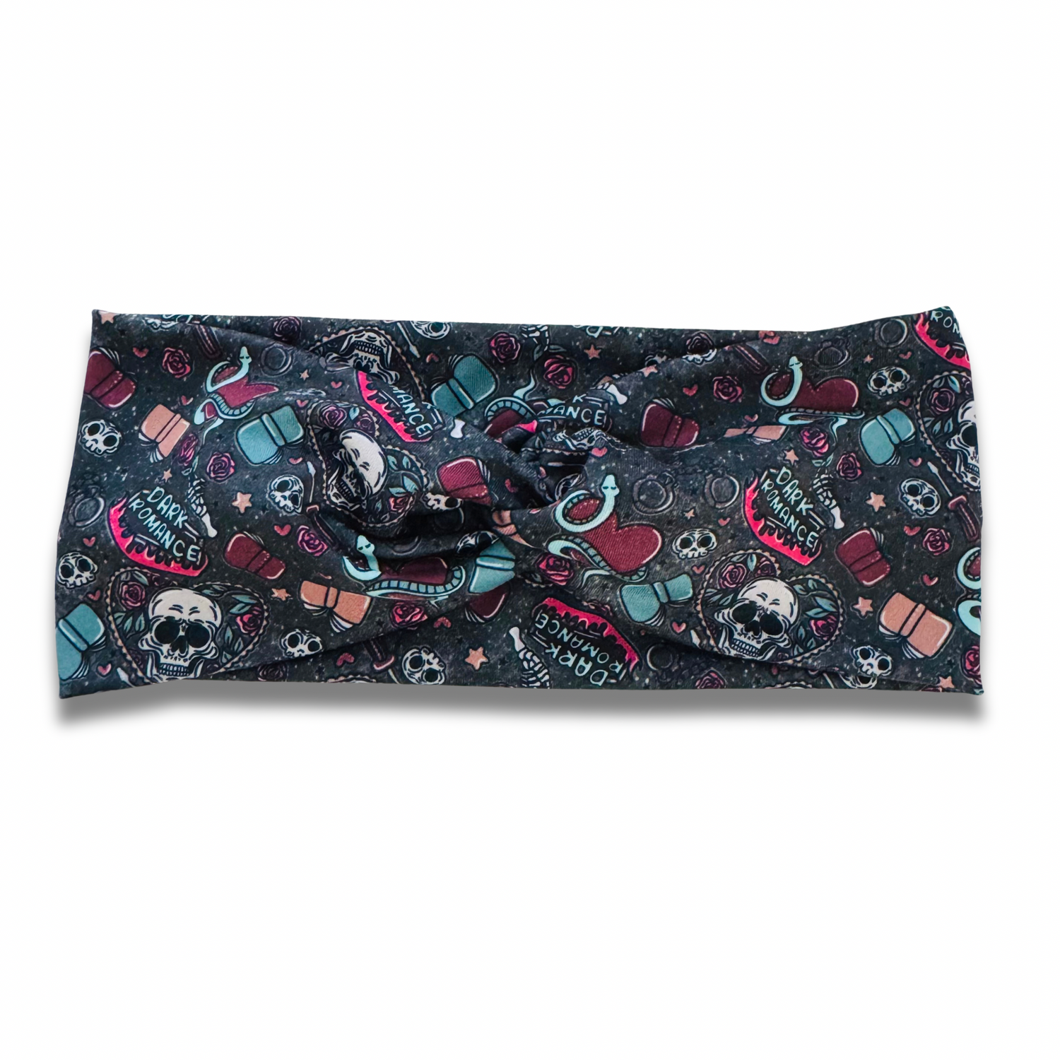 Dark Romance Sweetheart Headband (or removable tie option) Sewing Sweethearts Sweetheart