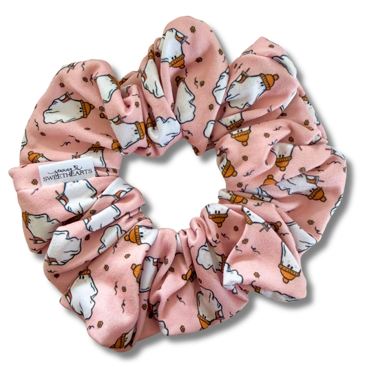 Latte Ghouls Scrunchie Sewing Sweethearts