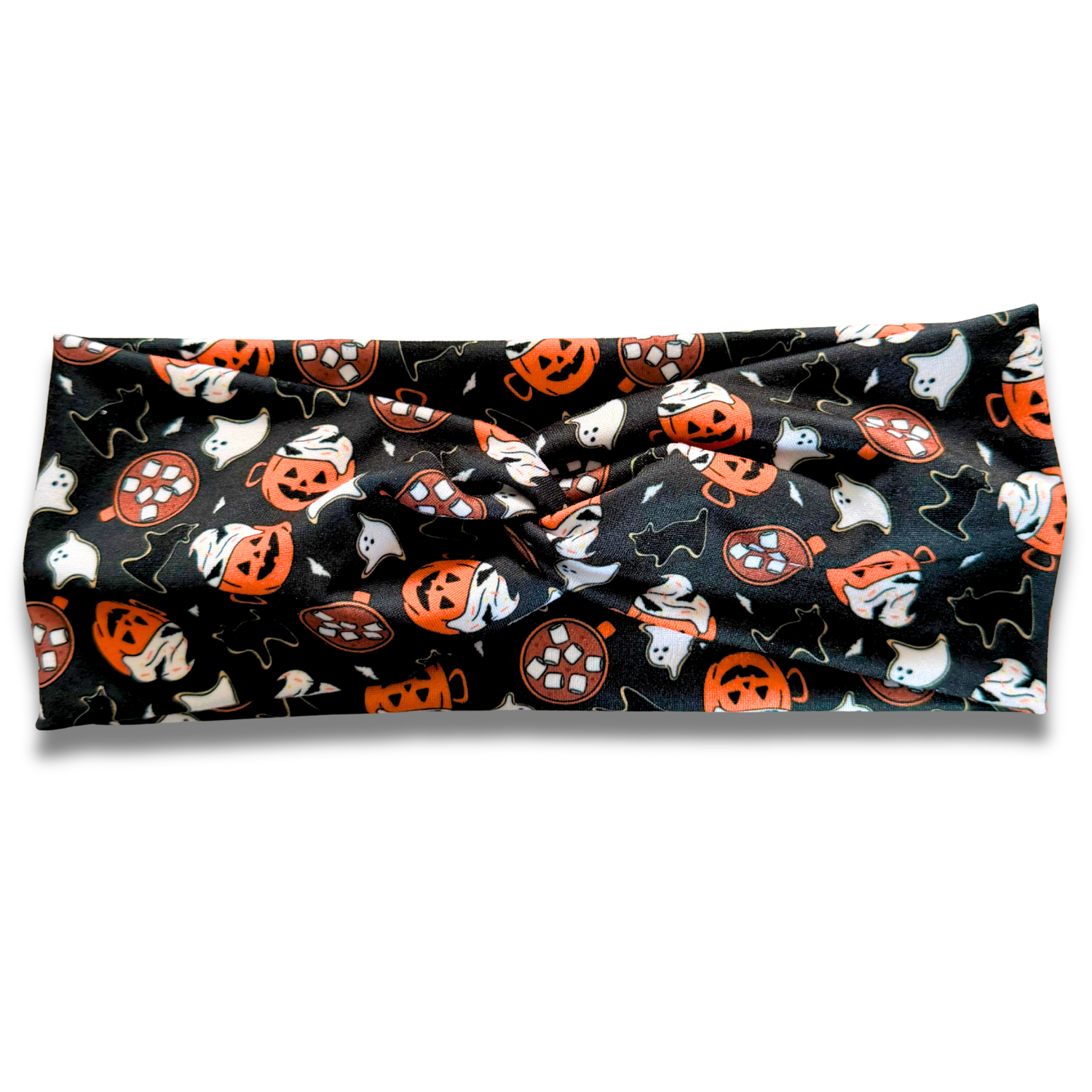 Spooky Coffee & Treats Sweetheart Headband (or removable tie option) Sewing Sweethearts Sweetheart