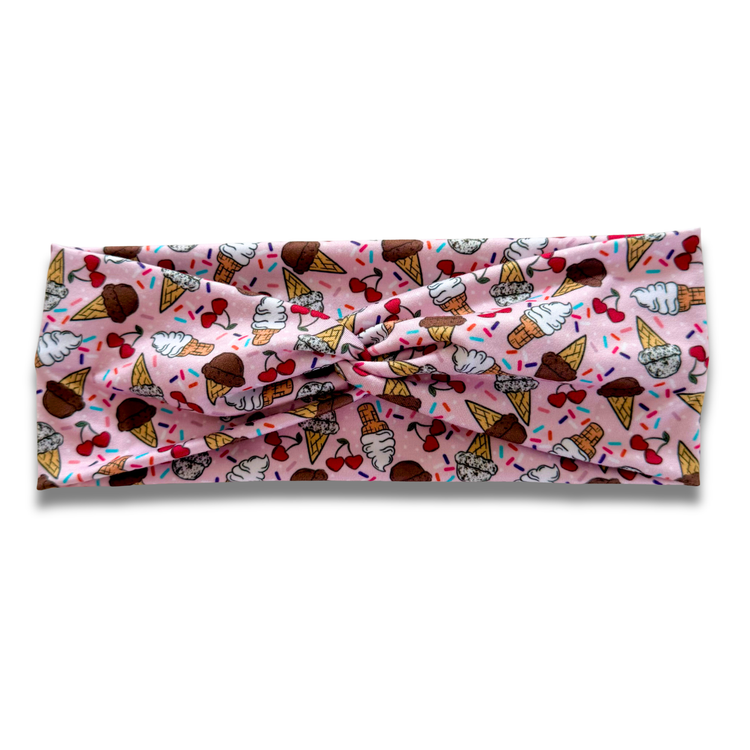 Cherry On Top Sweetheart Headband (or removable tie option) Sewing Sweethearts Sweetheart