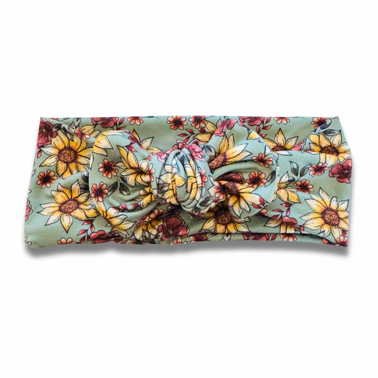 Fall Sunflowers Sweetie Headband Sewing Sweethearts