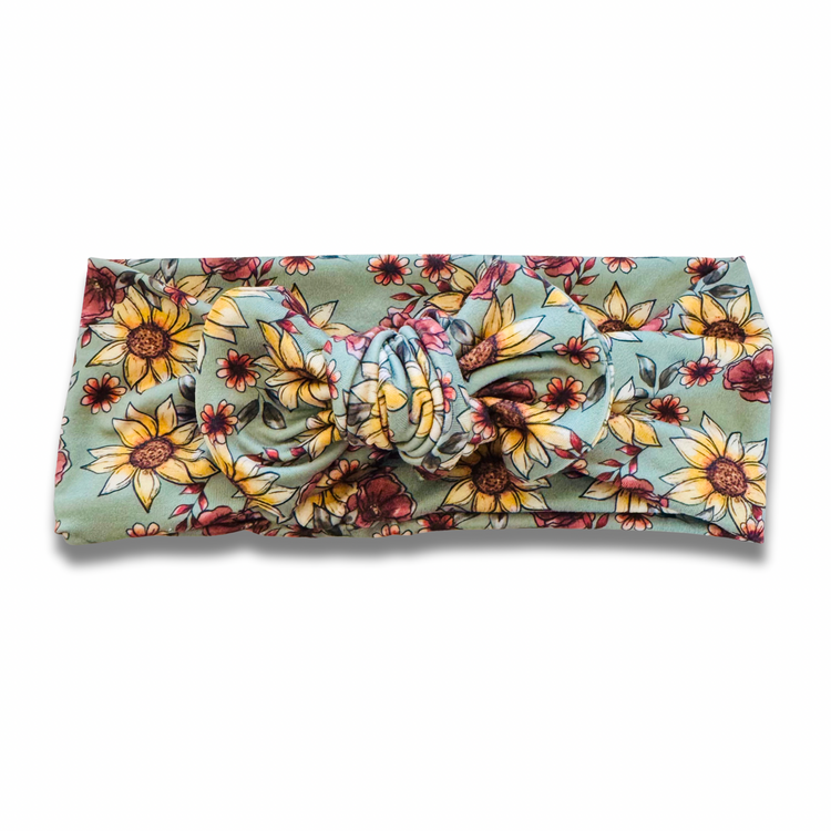 Fall Sunflowers Sweetie Headband Sewing Sweethearts
