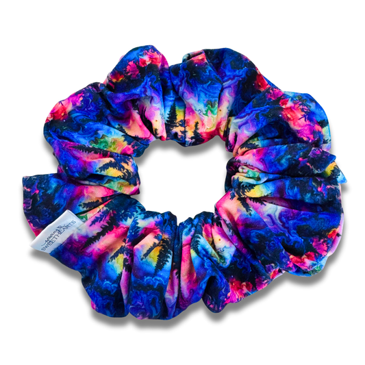 Southern Lights Forest Scrunchie Sewing Sweethearts