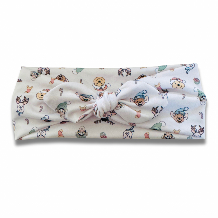 100 Acre Christmas Sweetheart Headband (or removable tie option)