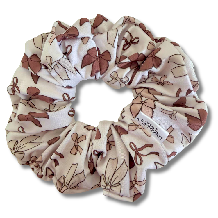Autumn Bows Scrunchie Sewing Sweethearts