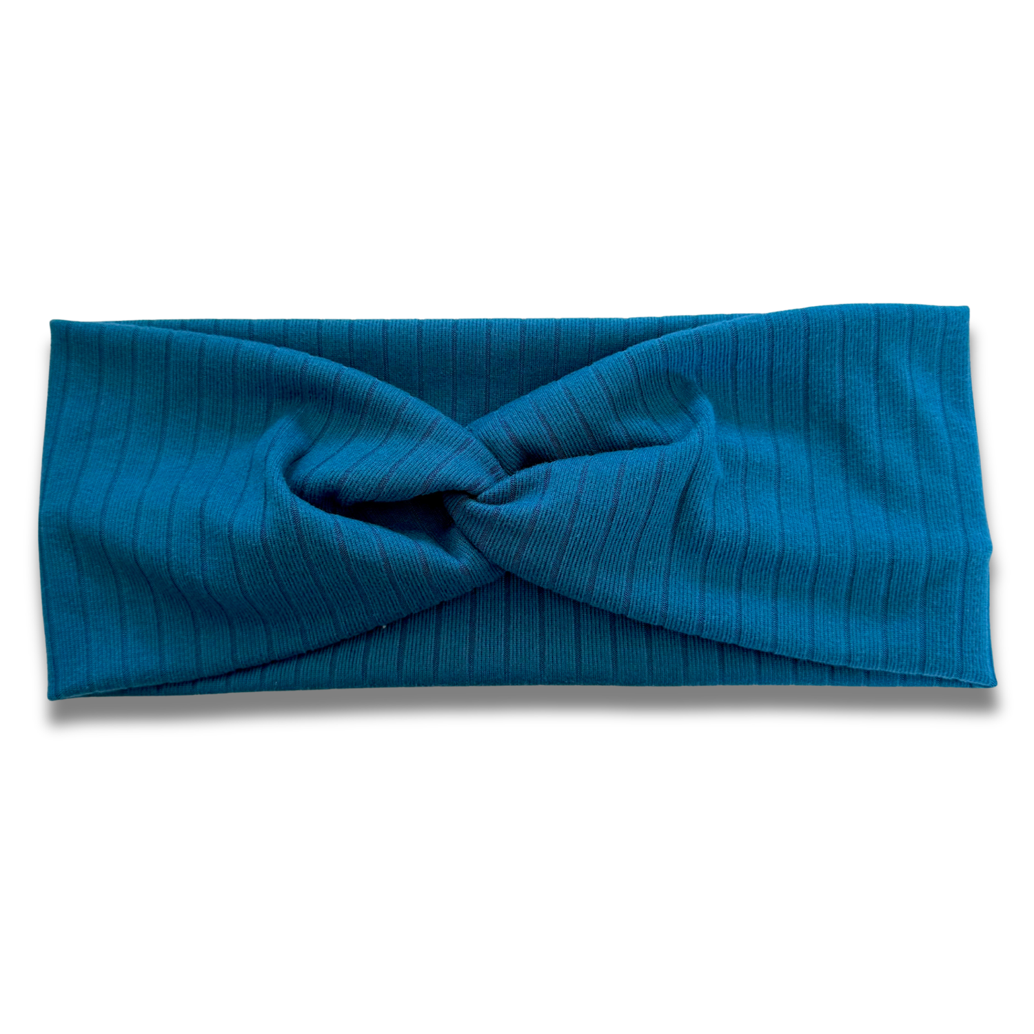 Dark Teal Ribbed Sweetheart Headband (or removable tie option) Sewing Sweethearts Sweetheart
