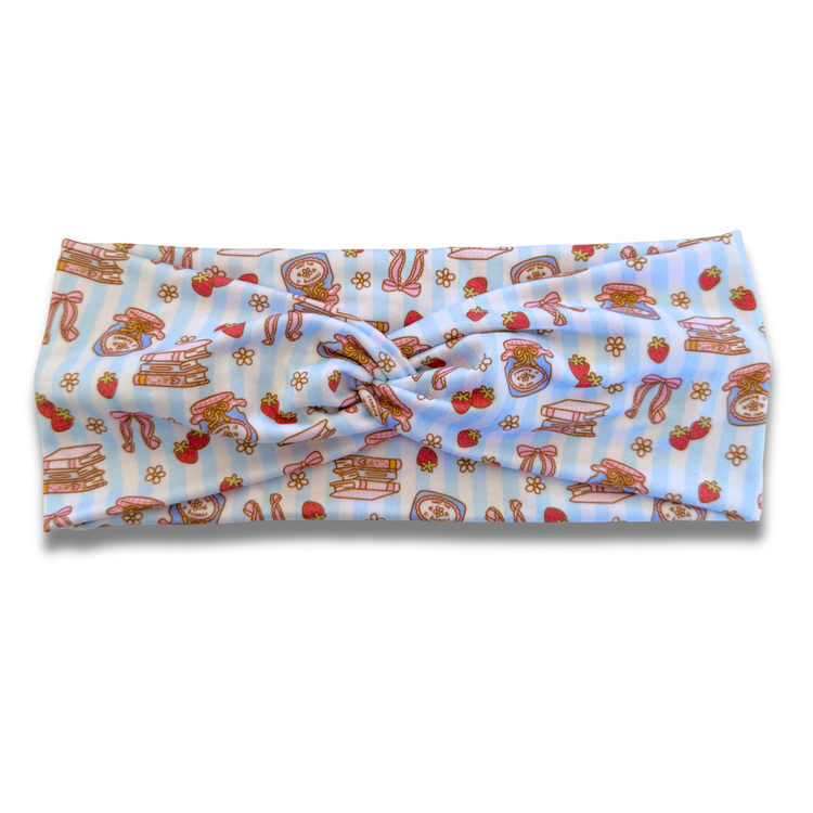 Reading is My Jam Sweetheart Headband (or removable tie option) Sewing Sweethearts Sweetheart