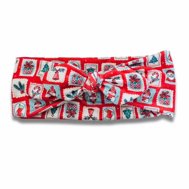 Letters to Santa Sweetheart Headband (or removable tie option)