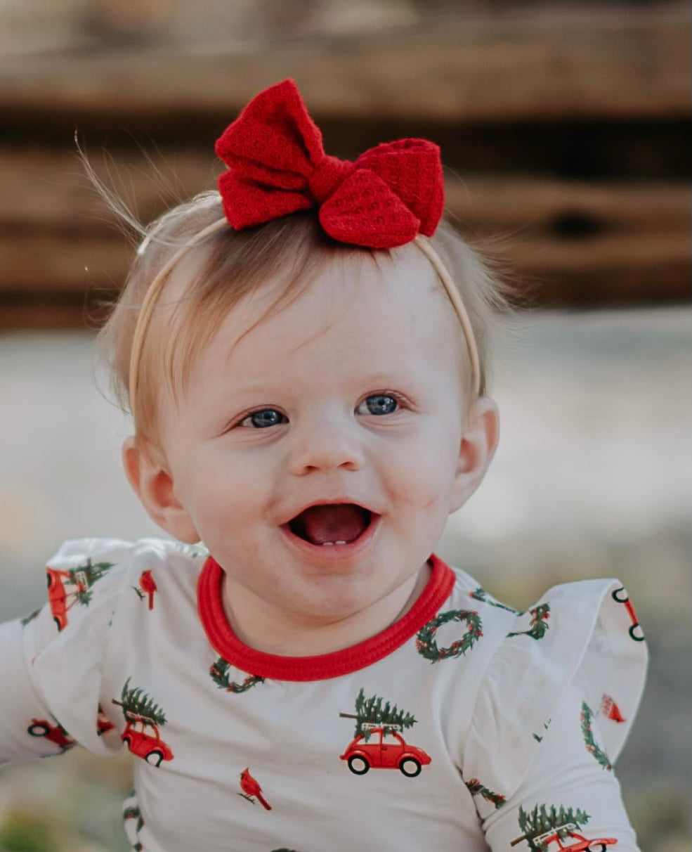 Bright Floral Bow  Sewing Sweethearts   