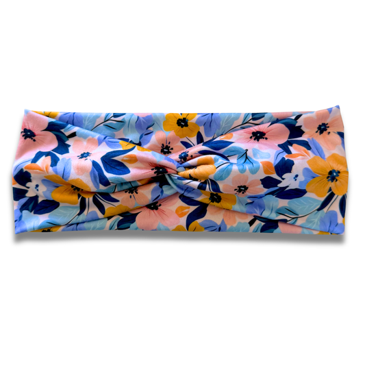 Summer Blooms Sweetheart Headband (or removable tie option) Sewing Sweethearts Sweetheart