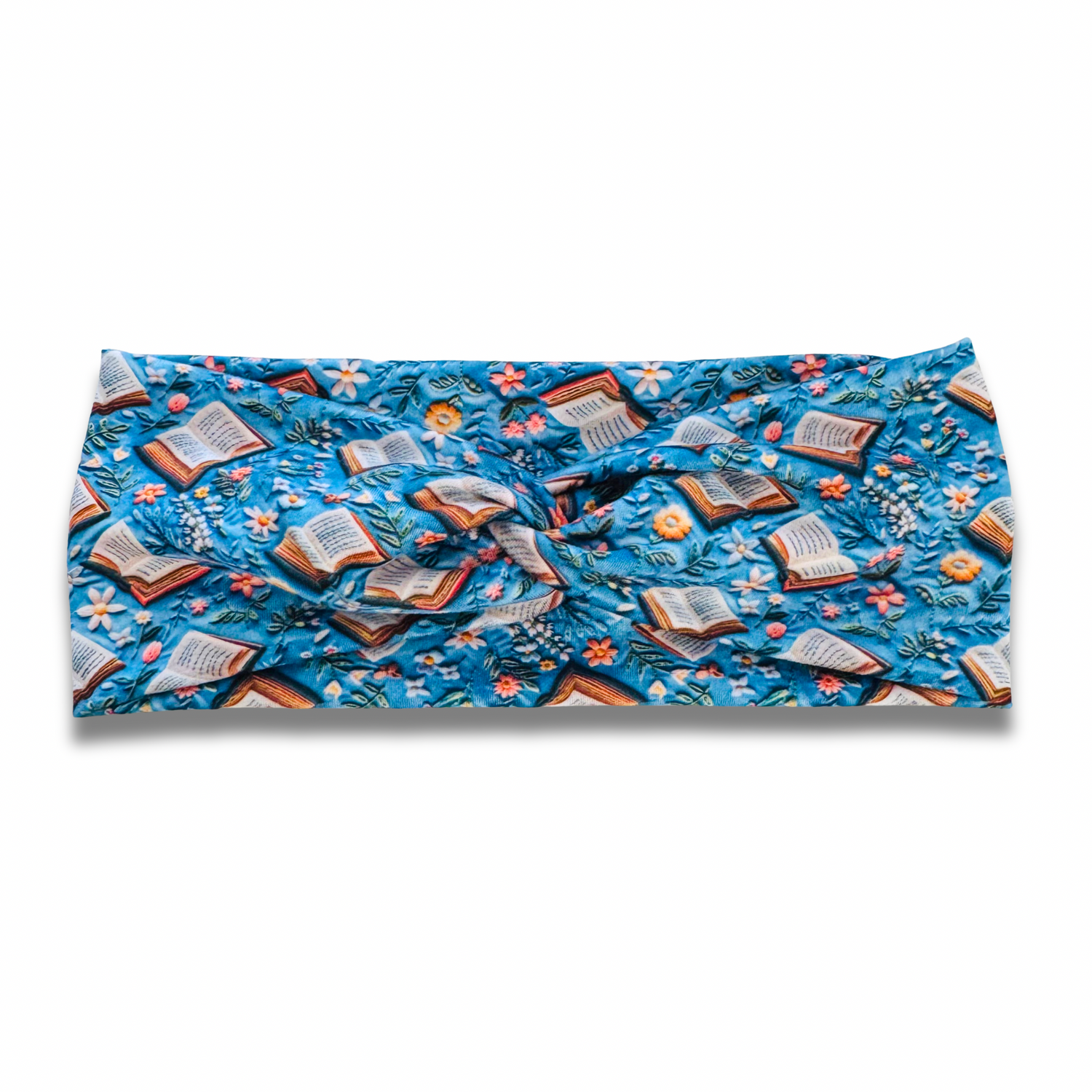 Embroidered Books Sweetheart Headband (or removable tie option) Sewing Sweethearts Sweetheart